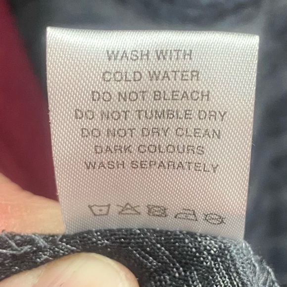 Simply Aster Firmiana‎ Size 3X Long Sleeve Pocket Tunic Top Burgundy & Gray - Picture 9 of 10